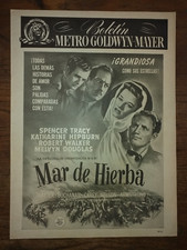 The Sea of Grass, Spencer Tracy, Katharine Hepburn, Great Pressbook #793