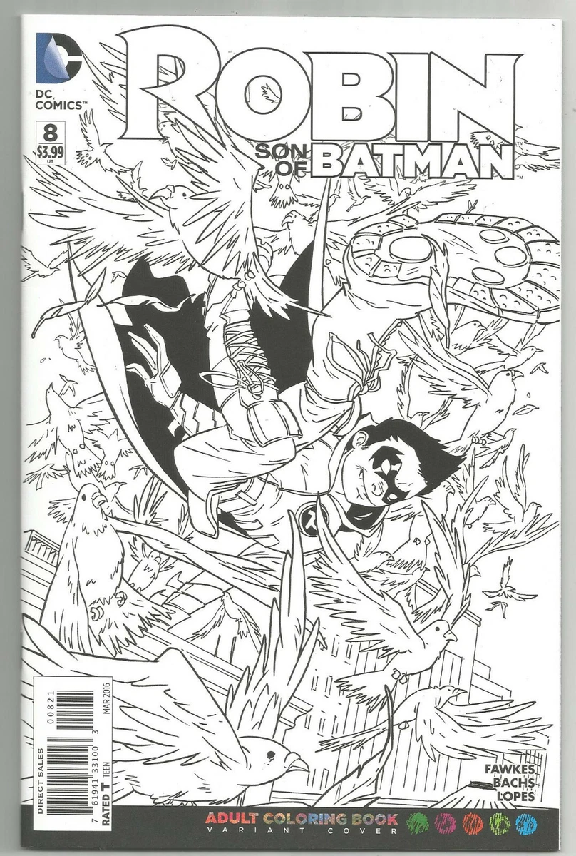 Batman And Robin Coloring Pages For Kids Printable