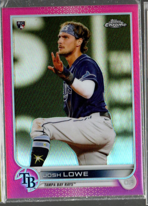 2022 Topps Chrome Magenta Refractors RC #83 Josh Lowe /399