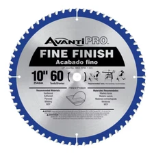Circular Saw Blade, 10 in 5/8 in Arbor, 60-Teeth, Carbide Cutting Edge #P1060X