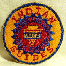 Vintage INDIAN GUIDES YMCA Father And Son Patch