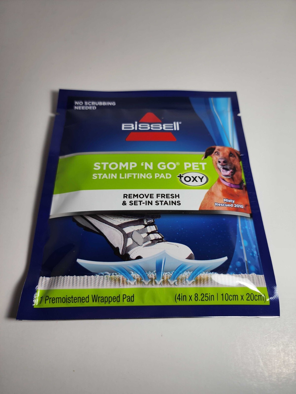 Box of 20 - Bissell Stomp 'N Go Pet Lifting Pads + Oxy Stain Carpet Rug Cleaning