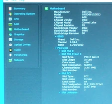 Dell Inspiron 3880 LGA1200 Intel Chipset-B460 Comet Lake Motherboard  05GD68