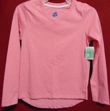 Girl's Size 6X Pink Long Sleeve Tee Shirt by Extremely Me NEW
