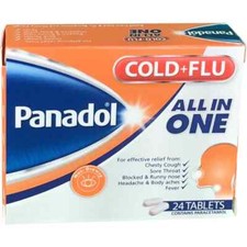 Panadol Cold And Flu- All in One Relieves From Cold, Flu  Chesty Cough Symptoms