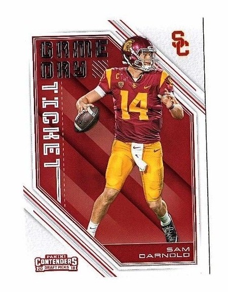 2018 Contenders Draft Picks Sam Darnold Game Day Ticket