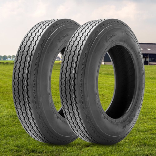 Set 2 5.30-12 Trailer Tires 5.30x12 5.3-12 530-12 6Ply Heavy Duty Load Range C