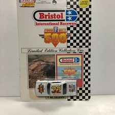 Larry Carrier 32 Bristol Int. Speedway Track Program 1963 Ford Fast Back 15,000