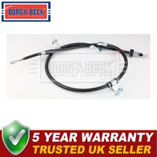 Borg & Beck Left Hand Brake Cable Fits Kia Picanto 2011-2017 1.0 1.2 597601Y300