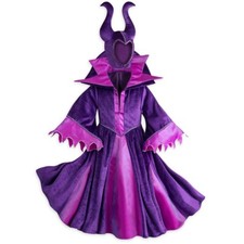 Disney Maleficent Costume Sleeping Beauty Halloween Purple Dress Villain Store