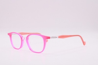 NEW FACE A FACE YAYOI 1 COL 2655 PINK CLEAR FADE AUTHENTIC EYEGLASSES 46-20