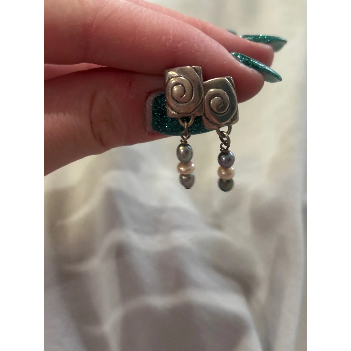 Orecchini Pendenti Bohemien Con Perle Colorate E Anello In Resina - Gioielli Moda Donna, Design Esagerato, Regalo Originale