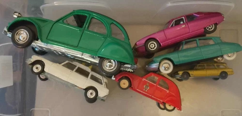 VINTAGE & LATER DIECAST TOY CAR JOB LOT CITROEN 2CV DS etc CORGI ATLAS & OTHERS