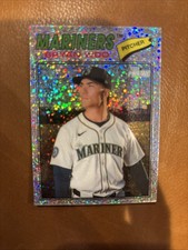 2026 Topps Heritage Bryan Woo Chrome Silver Sparkle Seattle Mariners M22