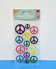 FREE SHIP VTG. Jolee's Boutique PEACE SIGNS Scrapbook Dimensional Sticker Crafts