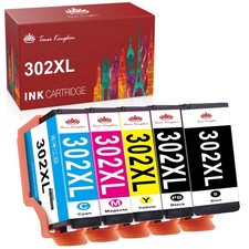5PK 302XL T302XL Ink Cartridge for Eps Expression XP-6000 XP-6100 Inkjet Printer