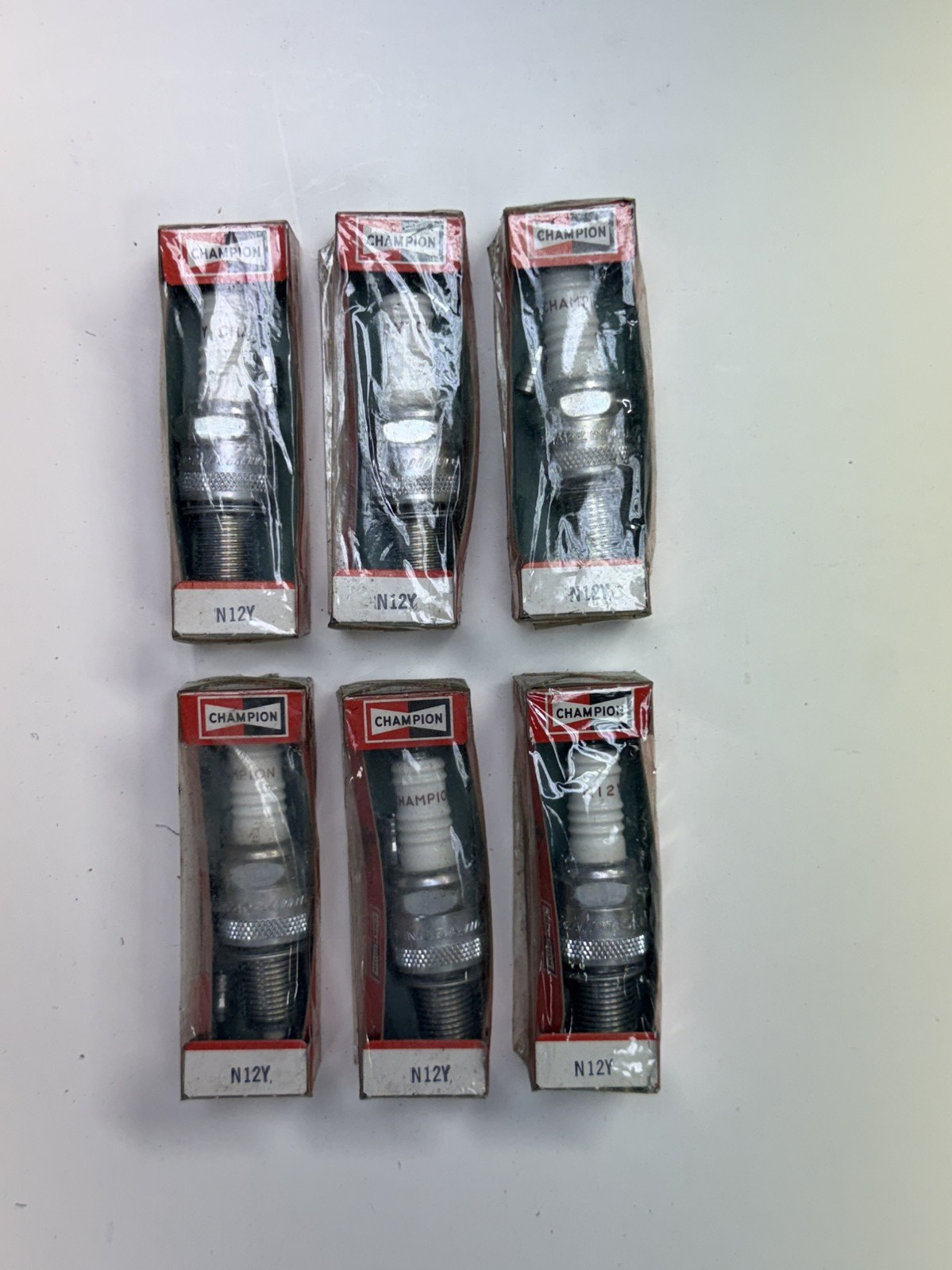 Champion Spark Plugs - N12Y - Set of 6 - New from Old Stock
