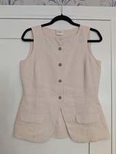 Linen Handmade Studio Sleeveless Linen-Blend ...