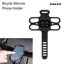 ENLEE Mountain Road Bike Bicycle Cell Phone Silicone Holder Handlebar Mount