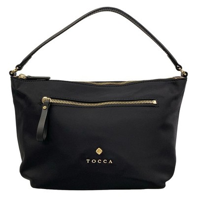 TOCCA Black Nylon Leather Handbag
