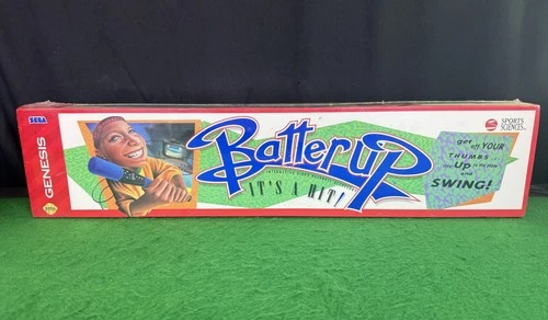 VTG Sega Genesis Batter Up It’s a Hit Baseball Bat Controller Sealed NEW RARE