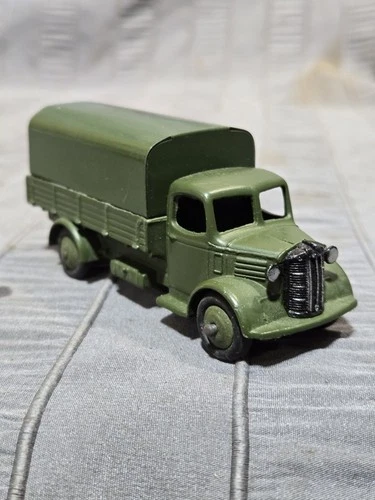 VINTAGE DINKY TOYS #30SM  AUSTIN ARMY TRUCK  Military Green Transport 30S