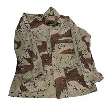 US Military Desert Camouflage Combat Field Jacket Large Long DLA100-90-D-0584