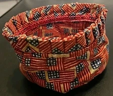 Longaberger 20681 Inaugural Basket Liner 1997 Old Glory Fabric American Flag