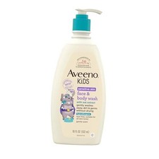 Aveeno Kids Sensitive Skin Face  Body 18 Fl Oz Pack of 1 Wash  Gel Cream