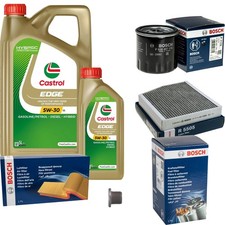 BOSCH Inspektionspaket 6 L Castrol EDGE 5W-30 LL f&uuml;r Mercedes-Benz B-Klasse