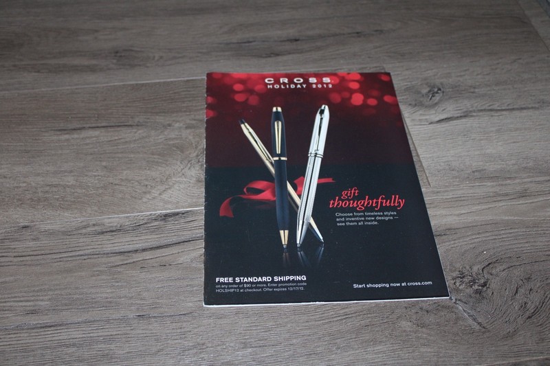 AT Cross Co writing utensils product catalog Holiday 2012 pens pencils watches
