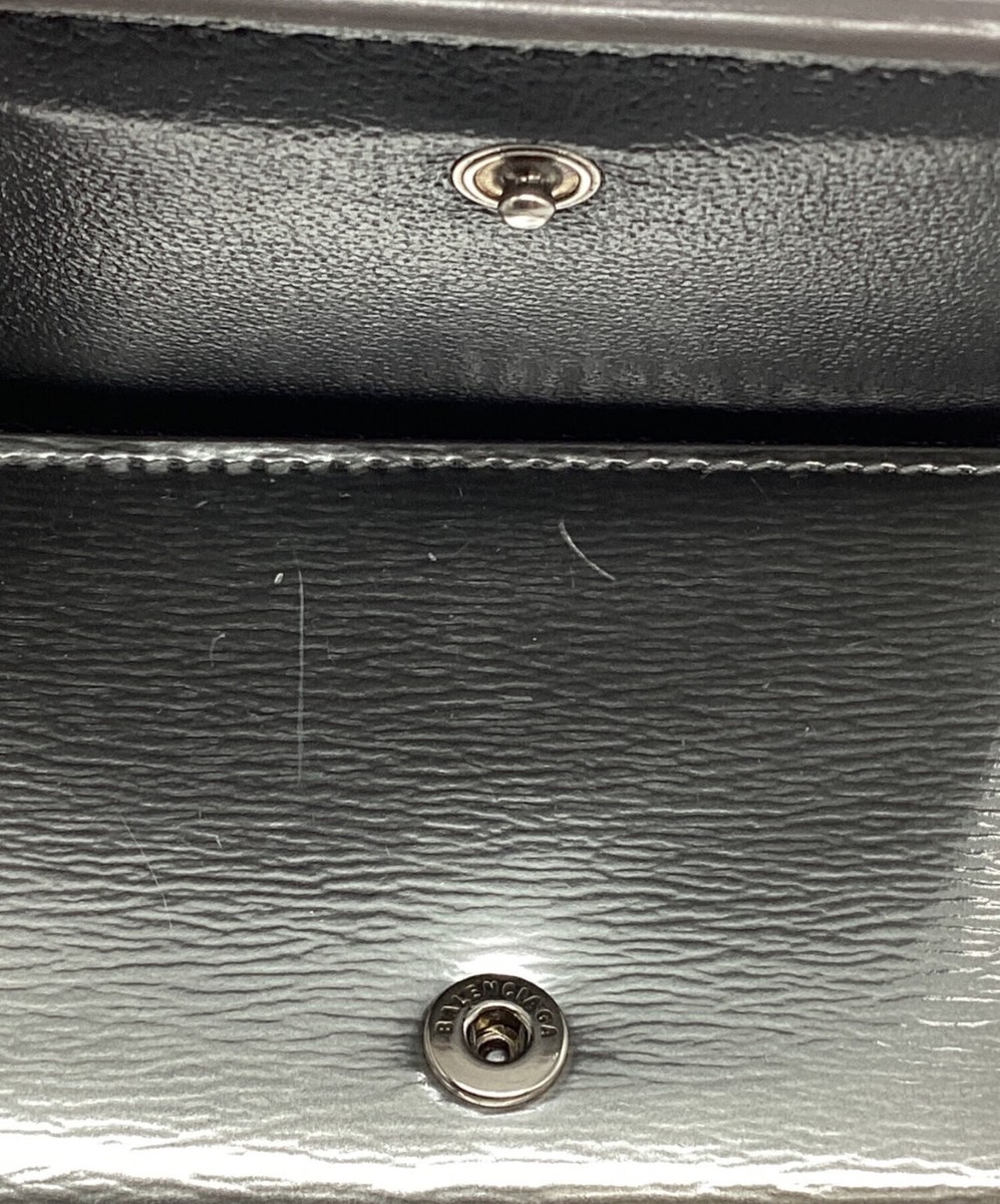 BALENCIAGA BB MINI WALLET Silver Men / 601387 Women | eBay