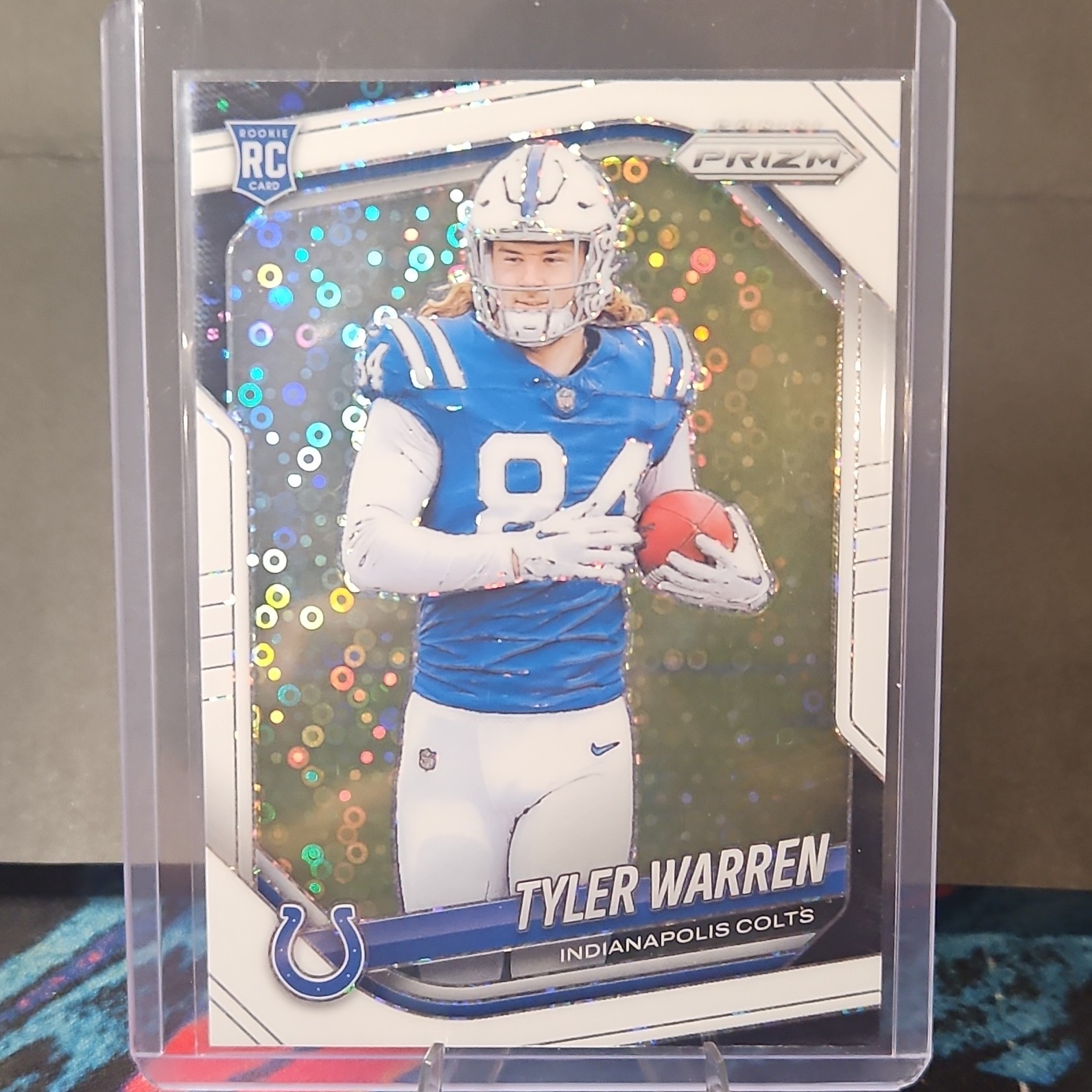 Panini 2025 Prizm Tyler Warren Rookie White Disco Prizm #339 Colts