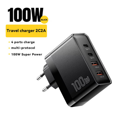 Essager 100 W Gan USB Typ C Caricabatterie PD QC Schnellladung 4.0 3.0 Typ C Ric