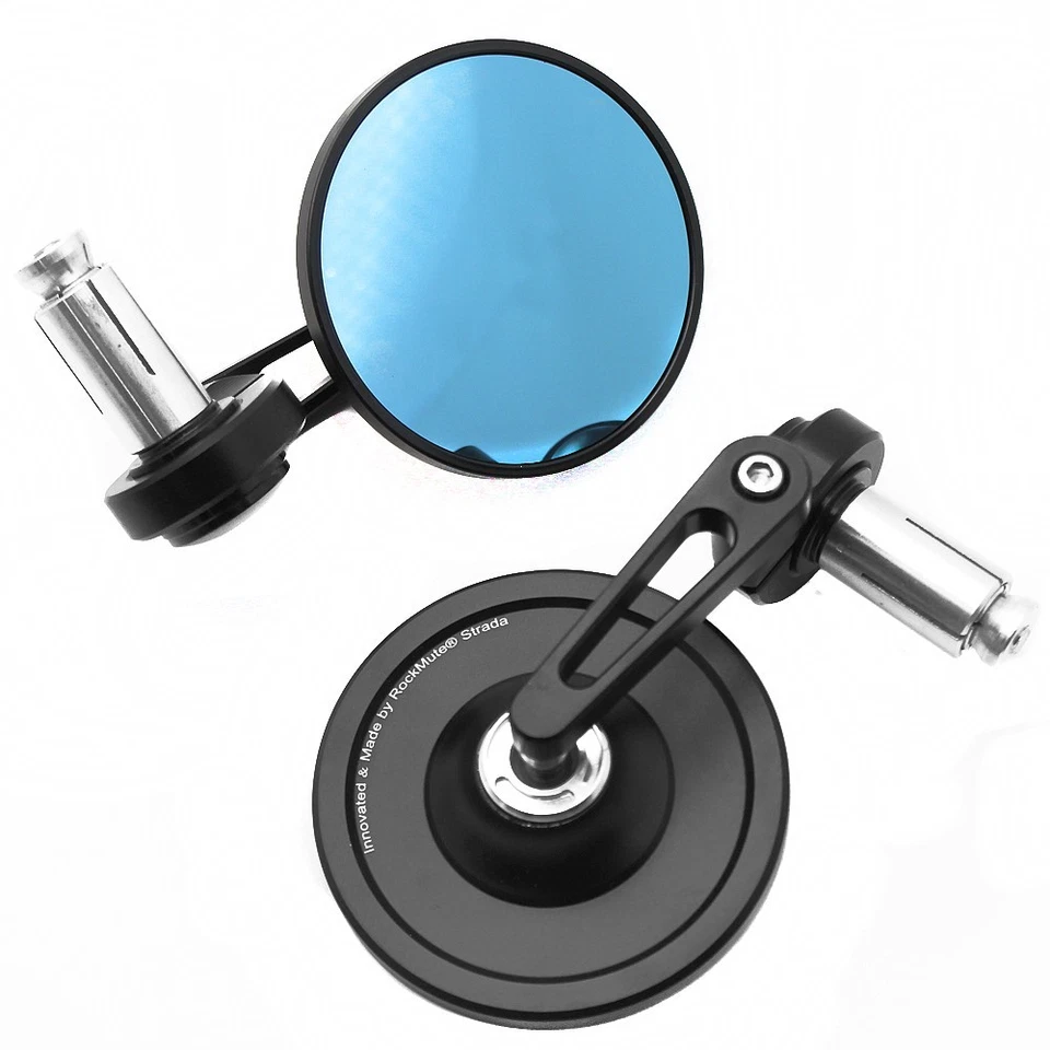 Cafe Racer Black Round End Bar Side Mirror For KAWASAKI VULCAN 900 VULCAN S 650 - Image 4 of 4