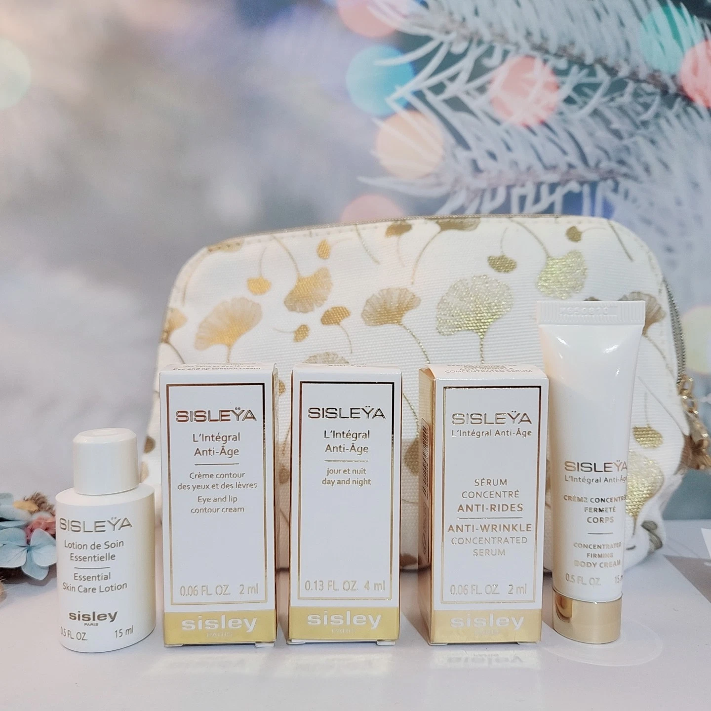 Sisley Sisleya L'integral Anti-Age Eye & Lip/Day & Night/Anti-Wrinkle Travel Set