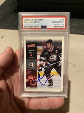 2000 Upperdeck Victory Mike Peca Psa 10 Autograph