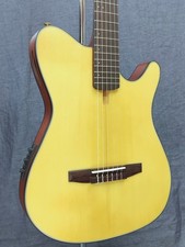 Guitarra Eléctrica Acústica Ibanez FRH10N NTF Nylon Sólido Abeto Sitka 22F Natural