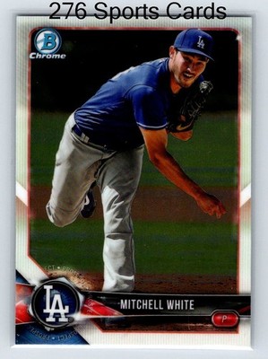 2018 Bowman Draft Chrome #BDC-97 Mitchell White Los Angeles Dodgers