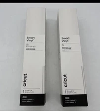 2 Cricut Smart Removable Vinyl 13"x21ft White Matte Cricket Explore & Maker