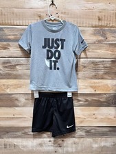Nike KId's Just Do It T-Shirt and Mesh Short Set 1445 -Size: 5T, A3 D156T 