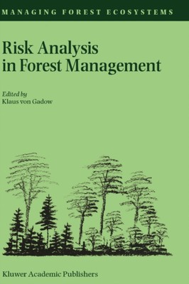 von Gadow - Risk Analysis in Forest Management - New hardback or cased - X555z