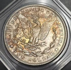 Bu Toned 1887 P Morgan Silver Dollar Us Coin Uncirculated Philadelphia Unc