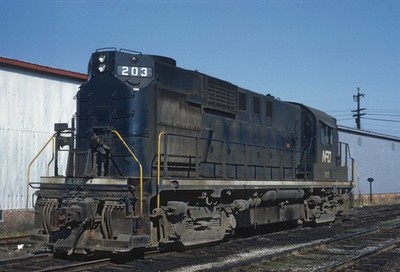 Norfolk, Franklin and Danville Railway RS11 at Suffolk, VA 24. November 1968 8,5 x 11
