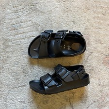Birkenstock Black EVA Arizona Toddler Sandals Size US 7 Water Ready Buckle Strap