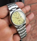 Seiko SNX563 Full Lume Green Sunburst Dial Ultra Rare Retro Vintage Auto JDM OEM