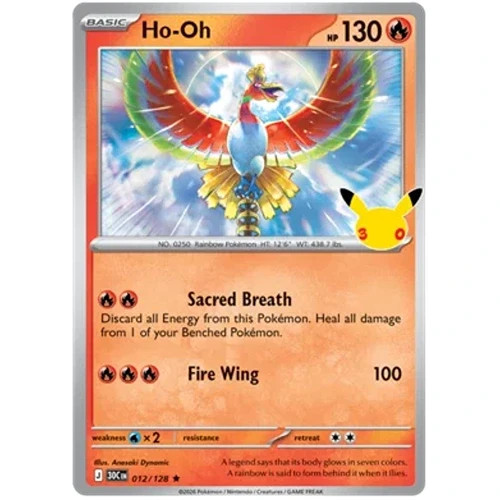 Ho-Oh 012/128 30th Celebration Holo