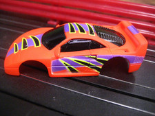 New Tyco HO Scale Slot Car Body Neon Cosmos Ferrarri F40GT Fits wide chassis