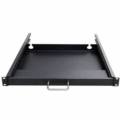1U 19'' Wide Rackmount Sliding Keyboard Cantilever Drawer Tray Shelf