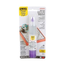 Scotch Scrapbookers Glue 1.6 oz Dual Tip Applicator Photo Safe Acid Free Adhe...